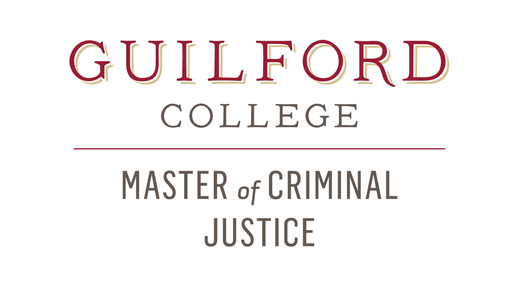 Logo that reads Guilford College Master of Criminal Justice