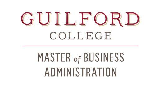 Logo that reads Guilford College Master of Business Administration